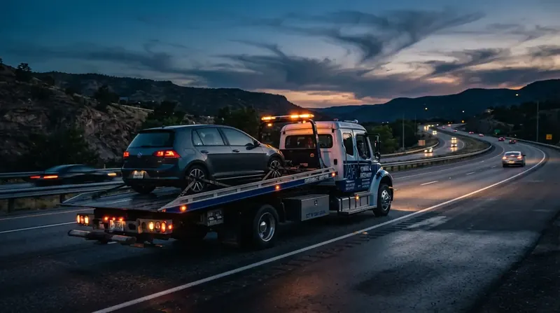 Platformlu araç taşıma için temsili görsel